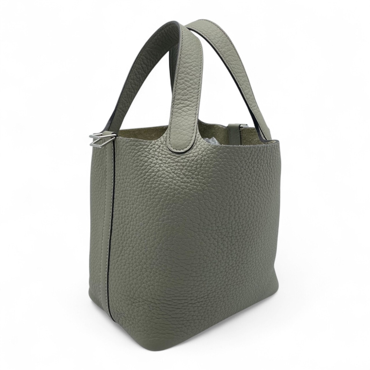 エルメス ピコタンロック PM セージ トリヨンクレマンス シルバー金具 B刻印