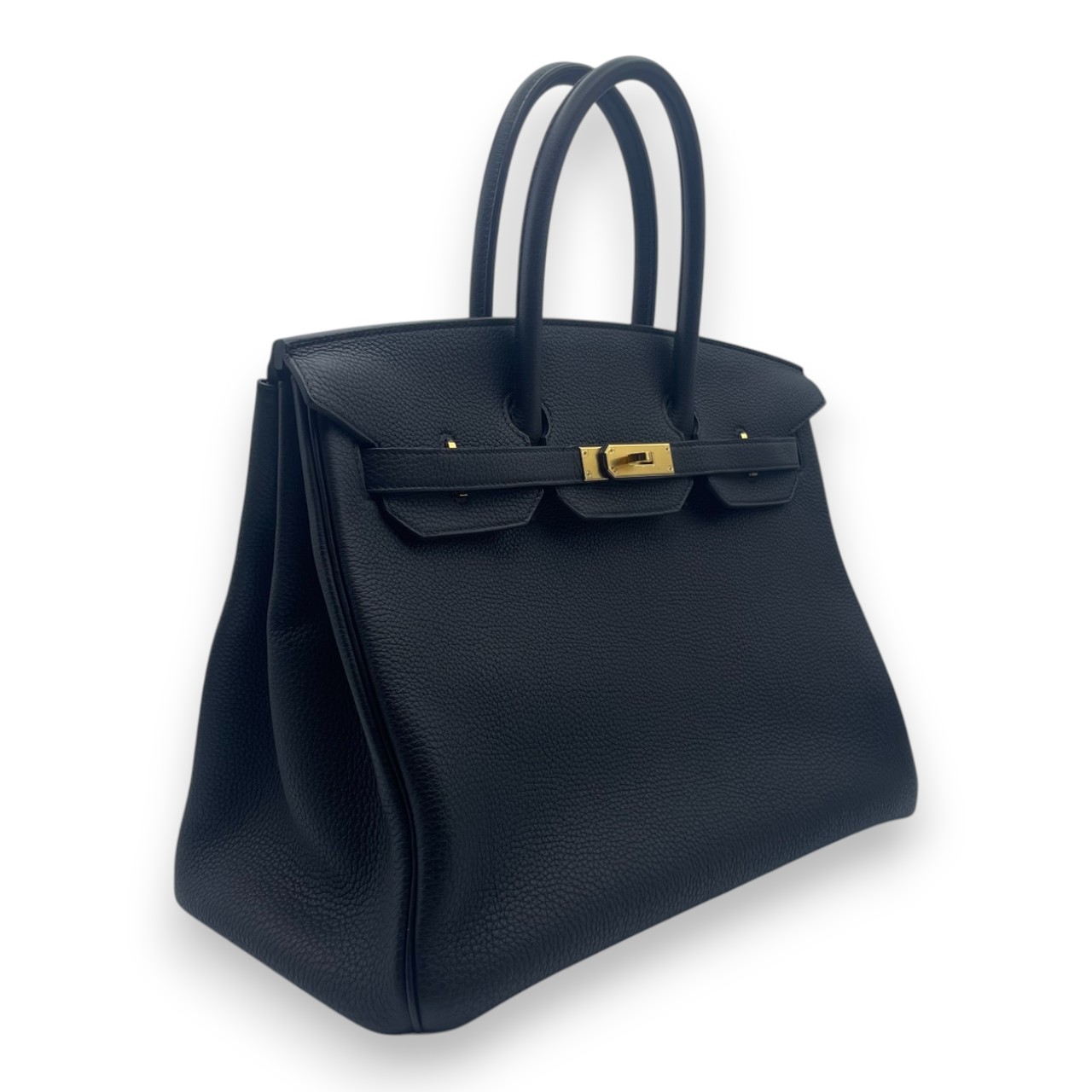 エルメス バーキン 35 ノワール トゴ ゴールド金具 B刻印