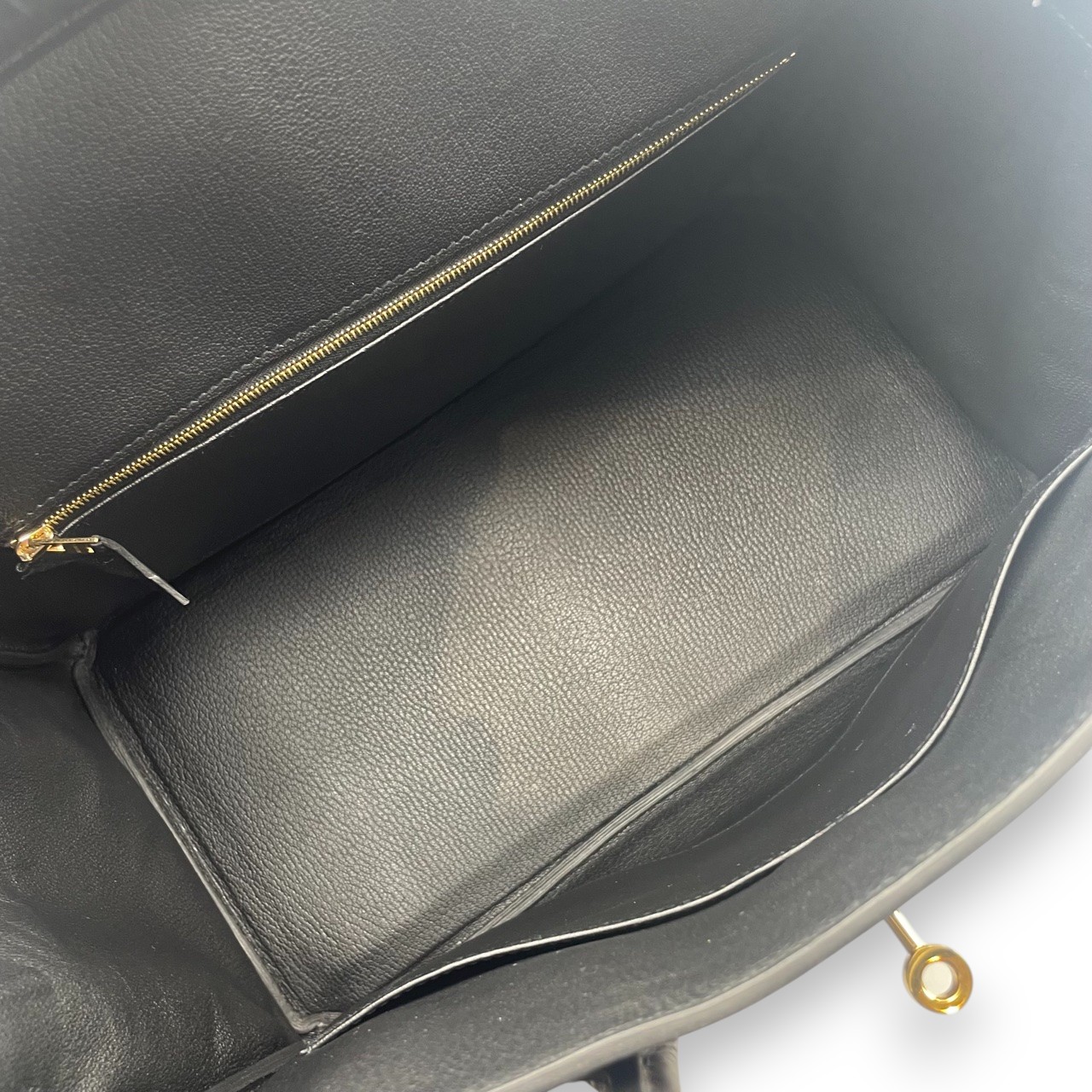 エルメス バーキン 35 ノワール トゴ ゴールド金具 B刻印