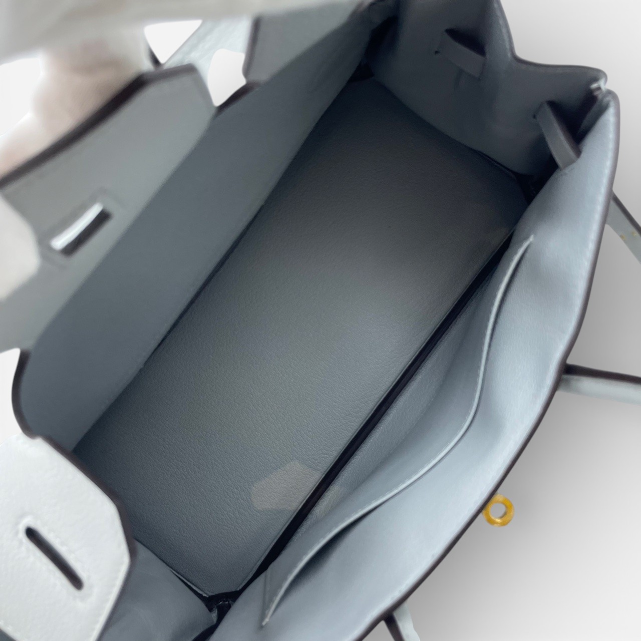 エルメス ショルダーバーキン 29 ブルーグラシエ エバーカラー ゴールド金具 G刻印