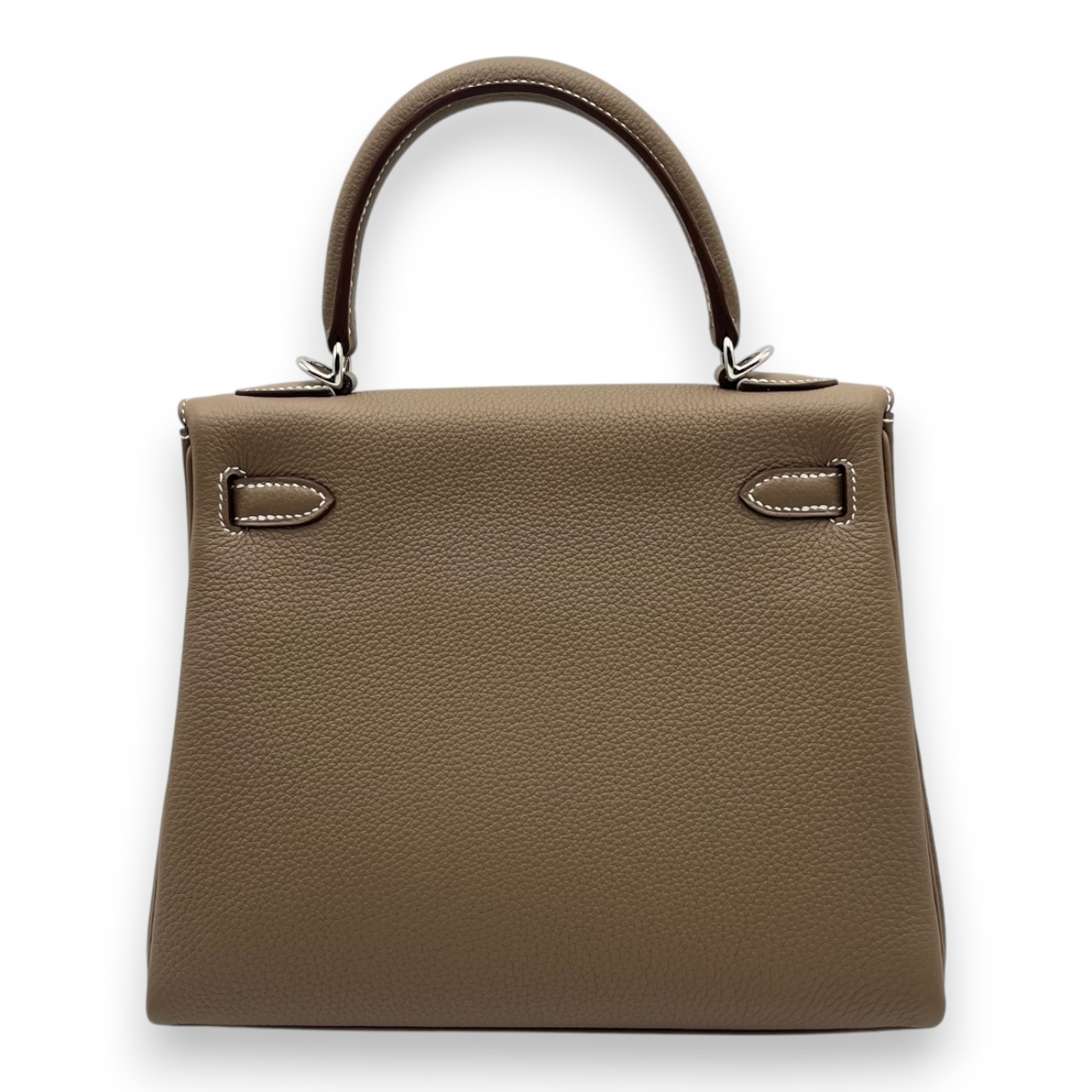 【現金特価】エルメス ケリー 25 エトゥープ トゴ シルバー金具 K刻印