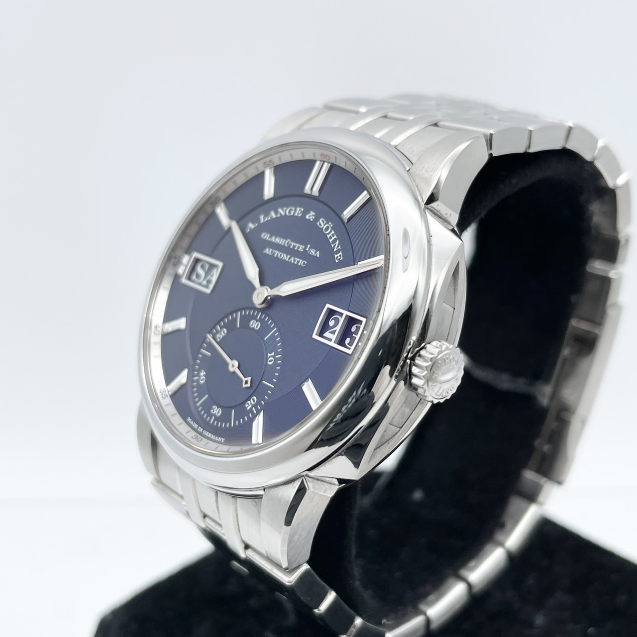 ランゲ&ゾーネ オデュッセウス 363.179 ダークブルー ステンレススチール 40.5mm