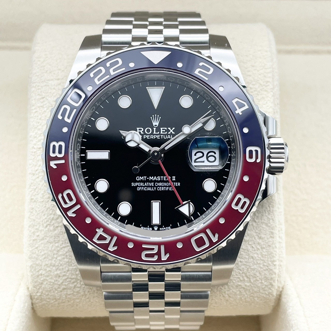 新品！ロレックスGMT 126710BLRO オイスターブレスレットのみ 新品)ROLEX ロレックス GMTマスター II 126710BLRO（商品ID