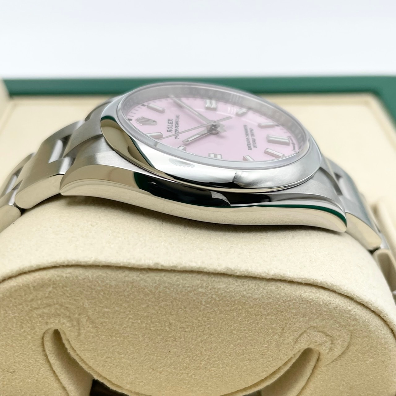 ロレックス オイスターパーペチュアル 126000 ピンク ステンレススチール 36mm