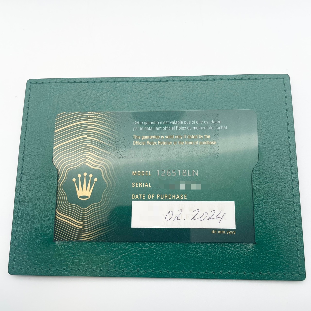 ロレックス デイトナ 126518LN ホワイト イエローゴールド 40mm