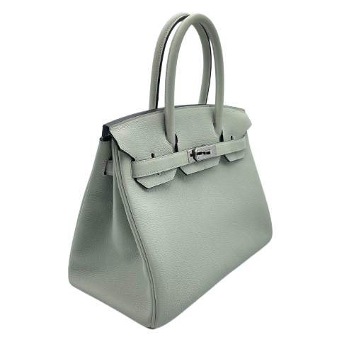 エルメス バーキン 30 グリネヴェ トゴ シルバー金具 B刻印