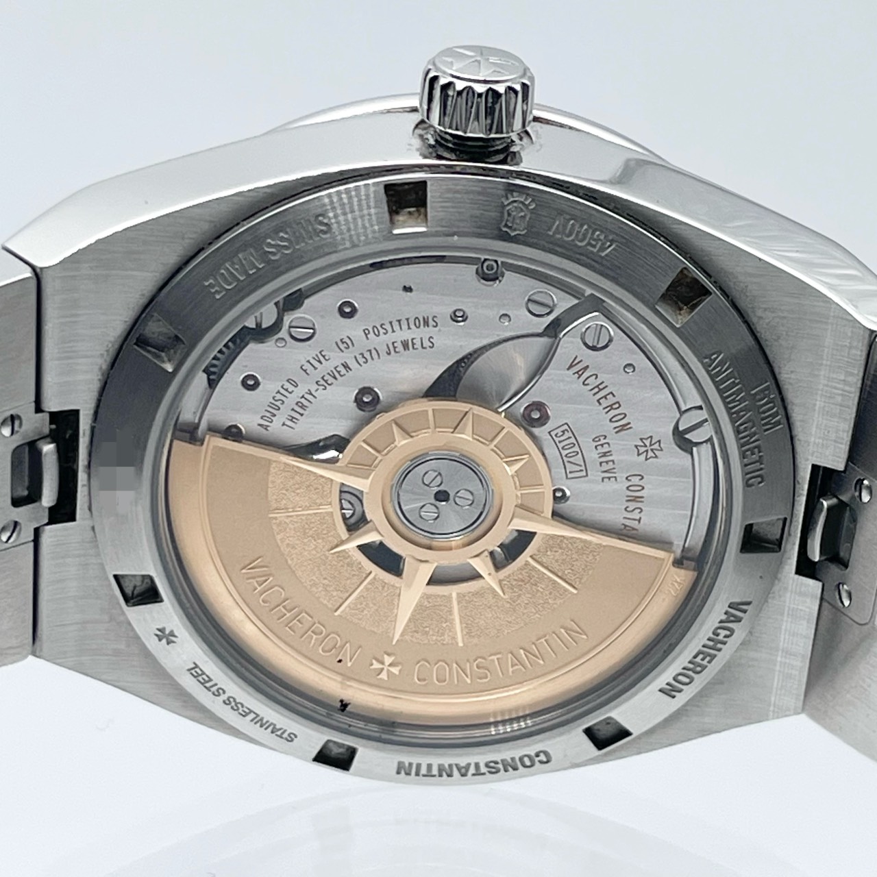 ヴァシュロンコンスタンタン オーヴァーシーズ 4500V/110A-B128 ブルー ステンレススチール 41mm