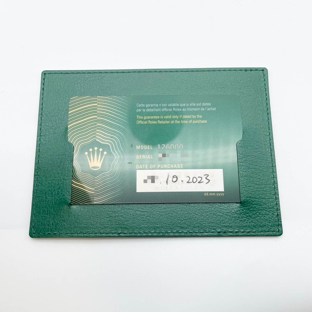 ロレックス オイスターパーペチュアル 126000 ターコイズブルー ステンレスチール 36mm