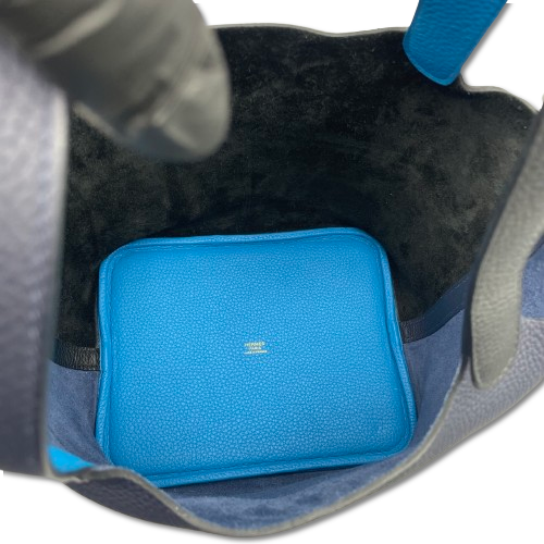 エルメス ピコタンロック カザック MM ノワール/ブルーニュイ/ブルー