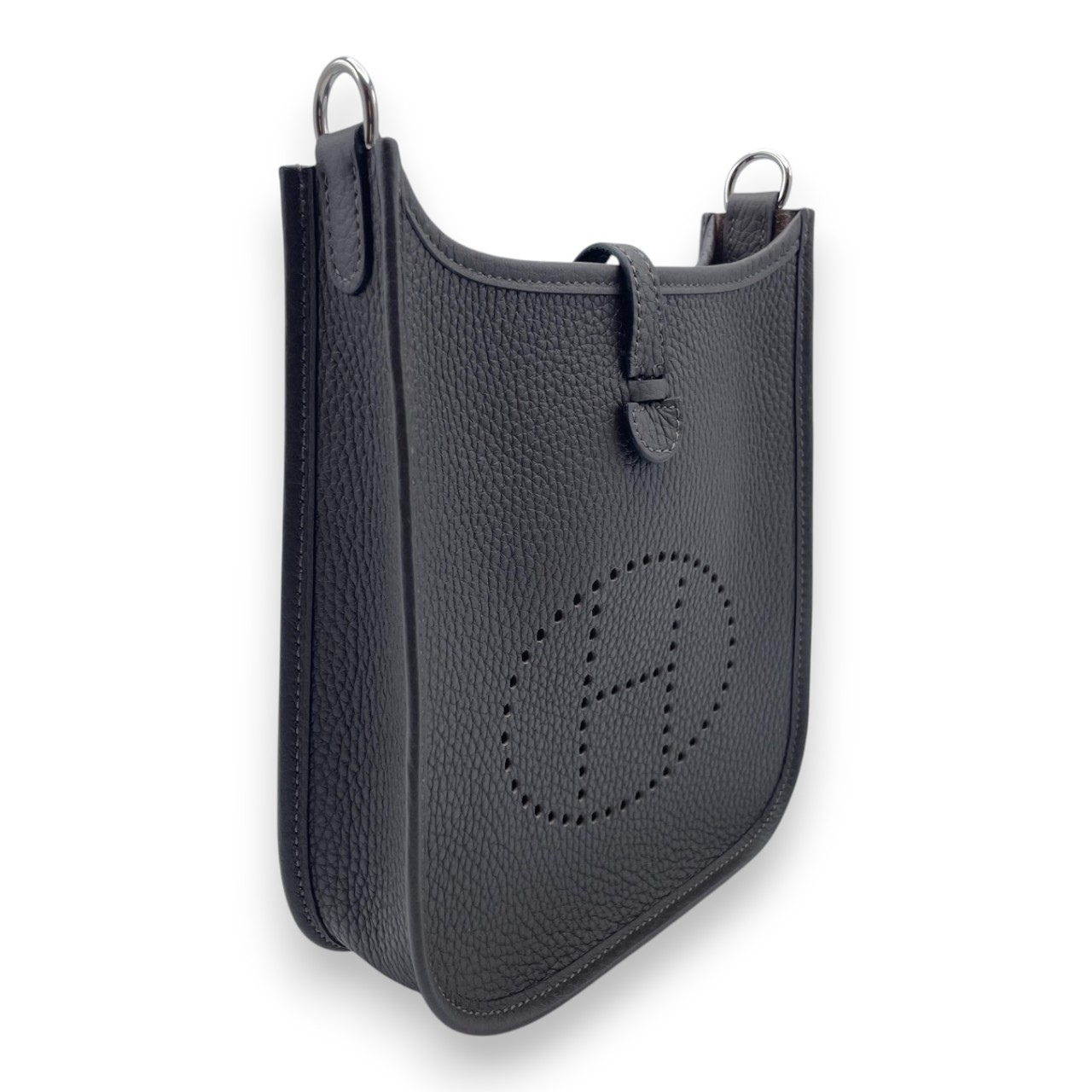 エルメス ミニエヴリン アマゾーヌ TPM エベンヌ トリヨンクレマンス シルバー金具 K刻印