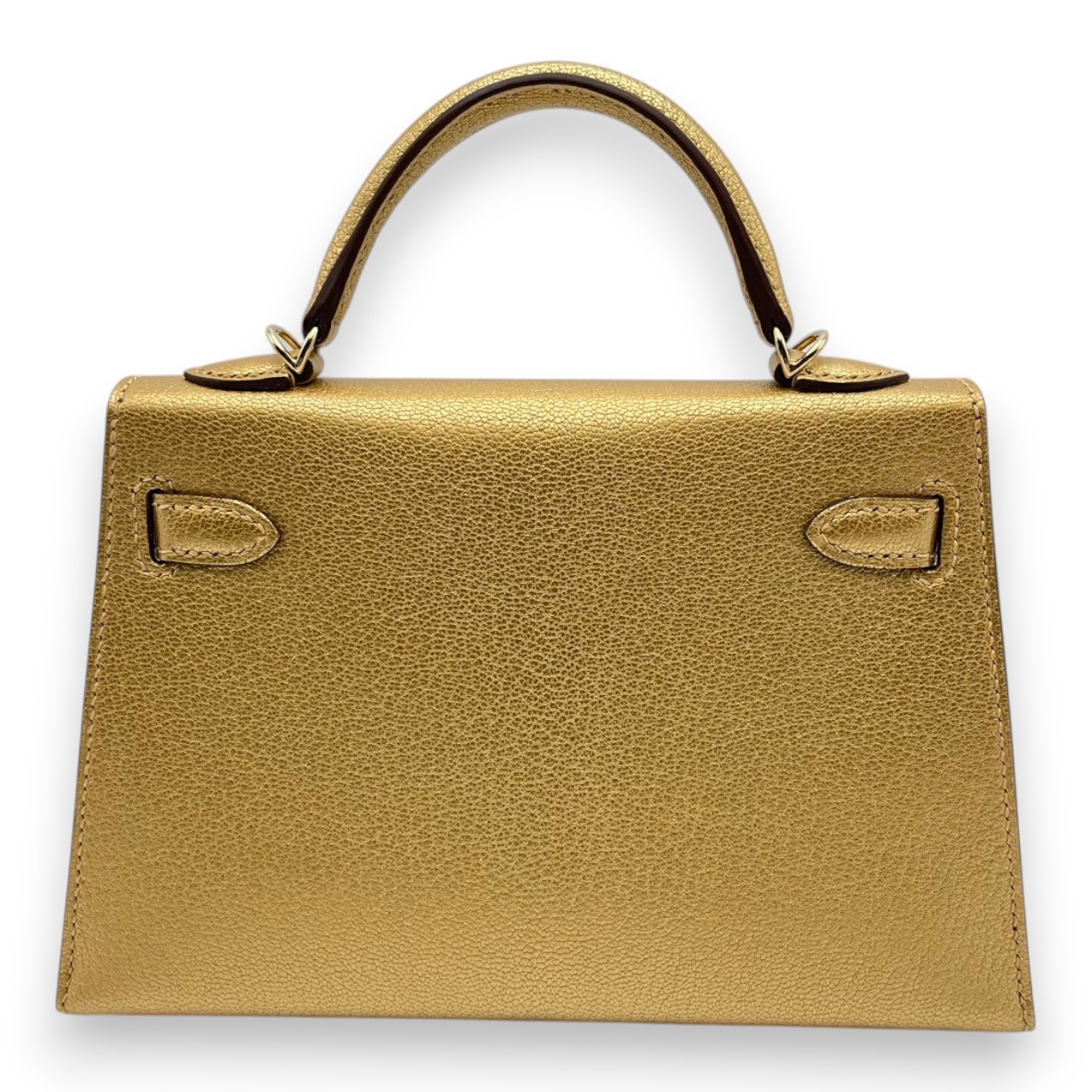 エルメス ミニケリー ドレ シェーブルシャムキラ シャンパンゴールド金具 K刻印