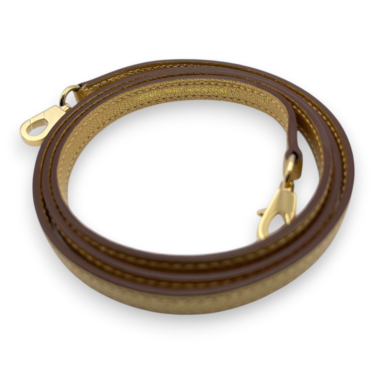 エルメス ミニケリー ドレ シェーブルシャムキラ シャンパンゴールド金具 K刻印