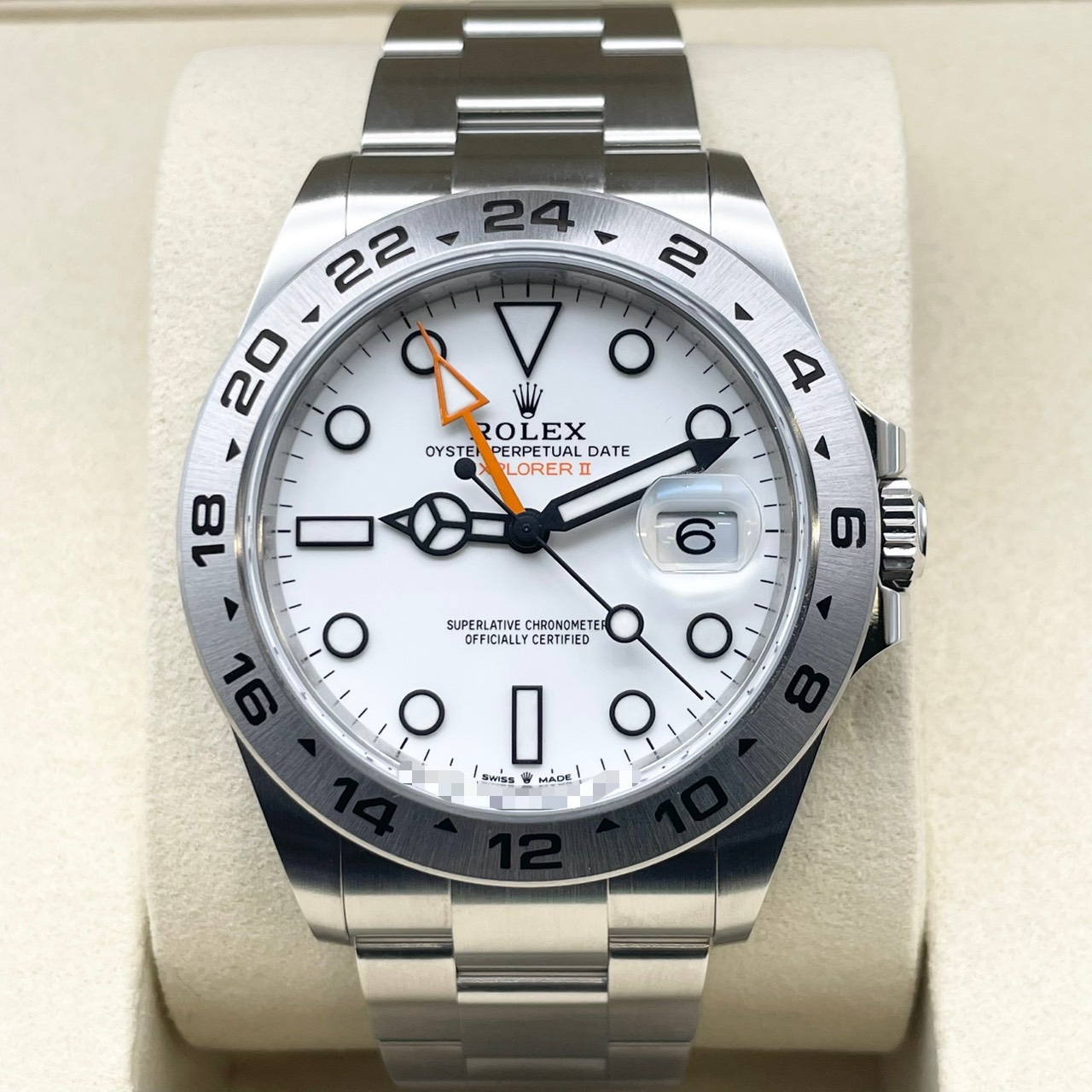【保証書日付2026年4月】ロレックス エクスプローラーII 226570 ホワイト  42mm