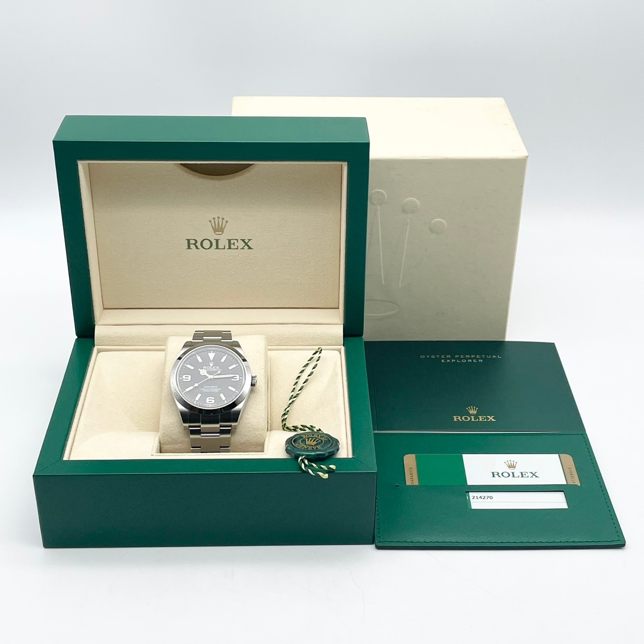 ロレックス エクスプローラー 214270 ブラック ステンレススチール 39mm