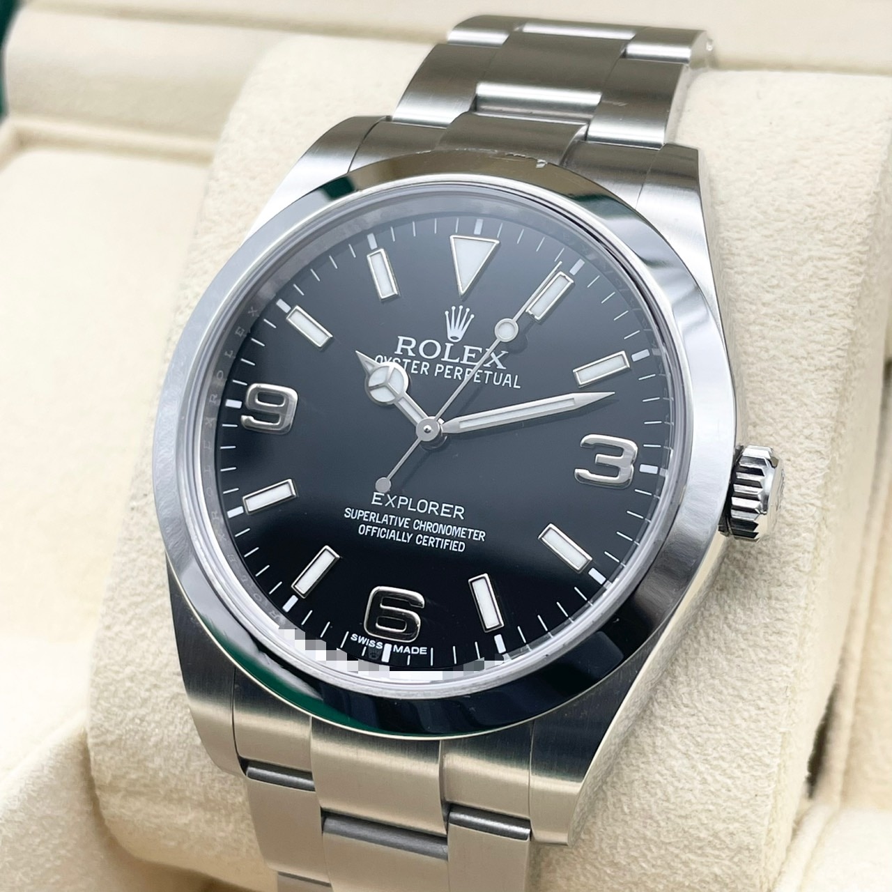 ロレックス エクスプローラー 214270 ブラック ステンレススチール 39mm