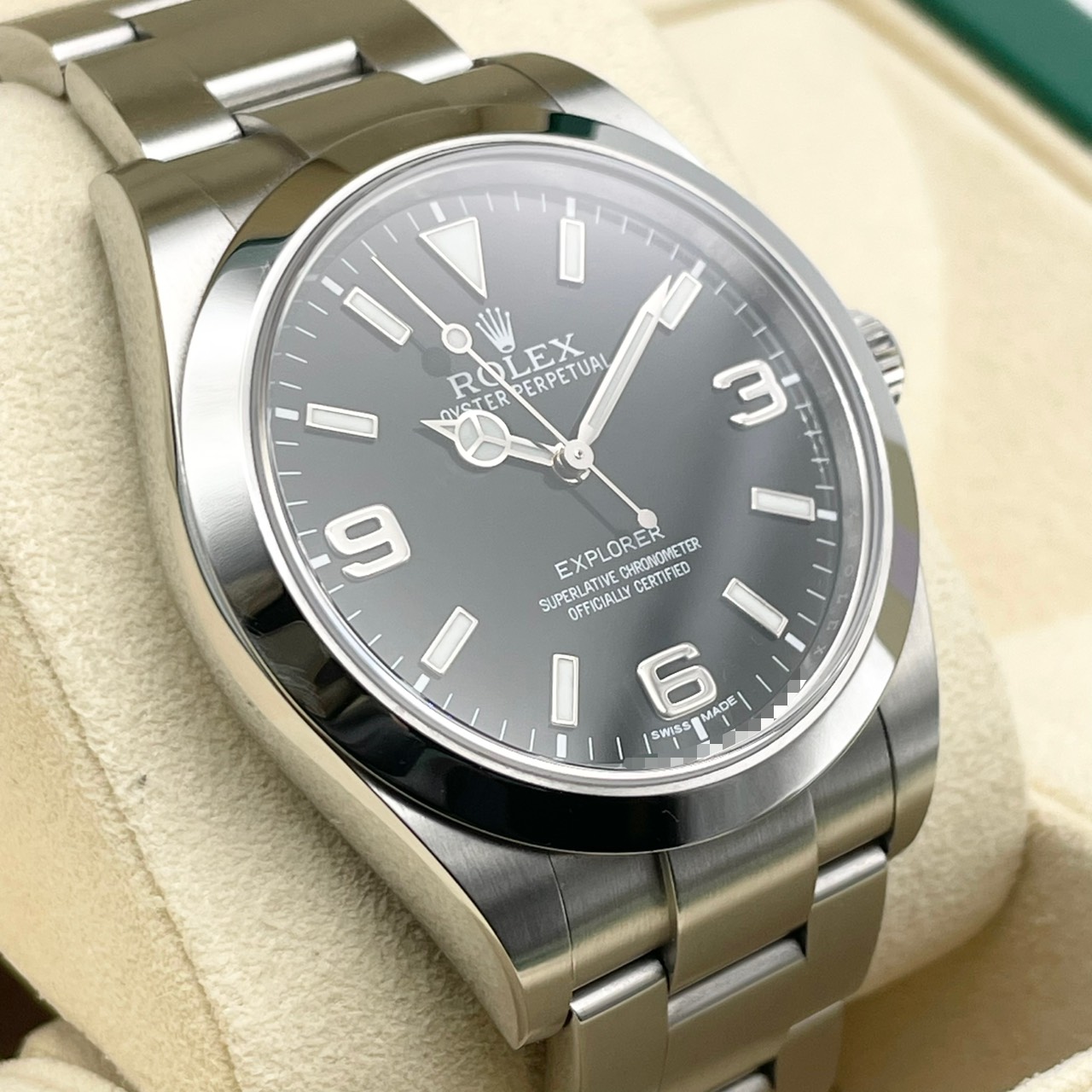 ロレックス エクスプローラー 214270 ブラック ステンレススチール 39mm