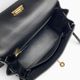 エルメス ケリー 25 ノワール シェリ ゴールド金具 K刻印