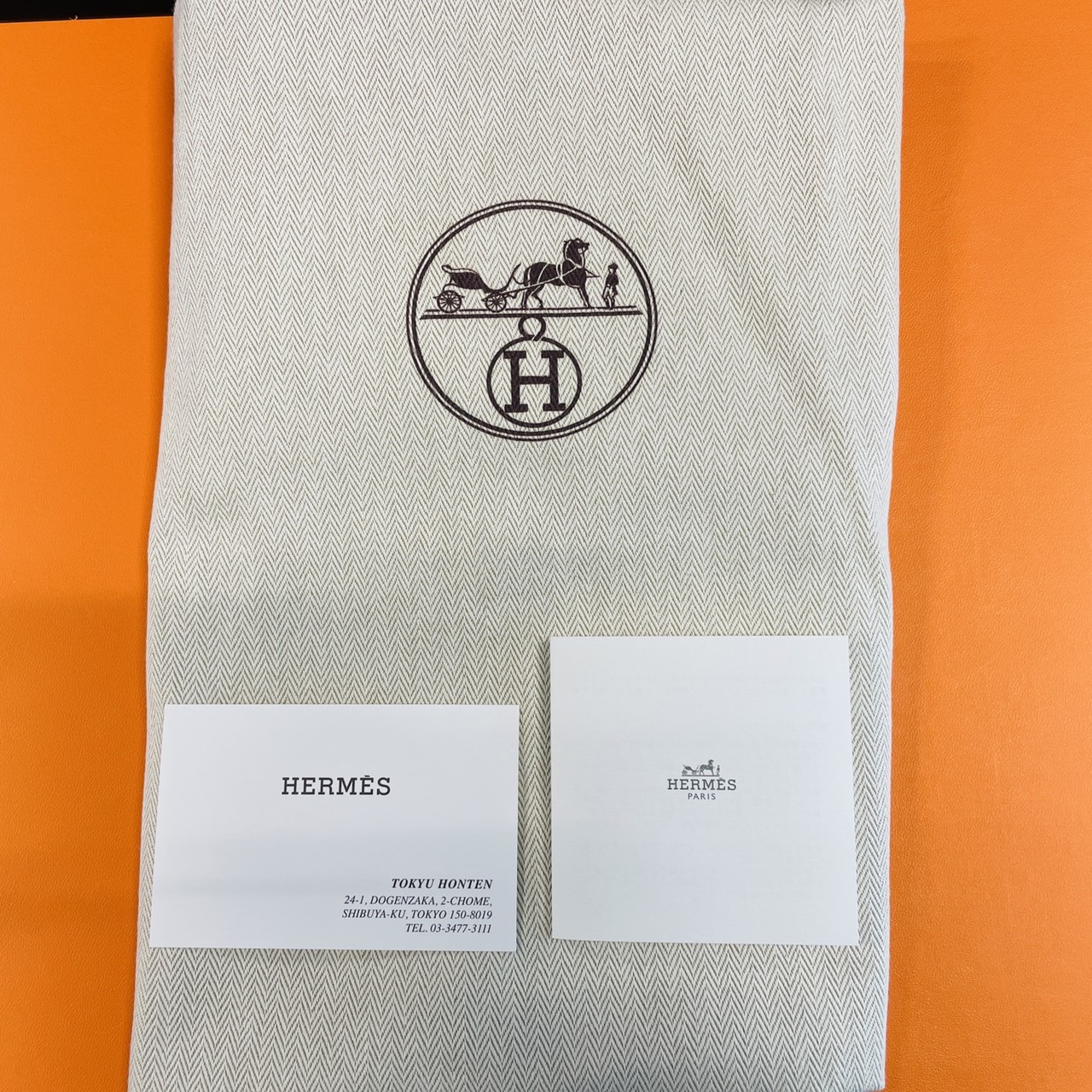 エルメス ガーデンパーティー TPM　ライム　ブラン