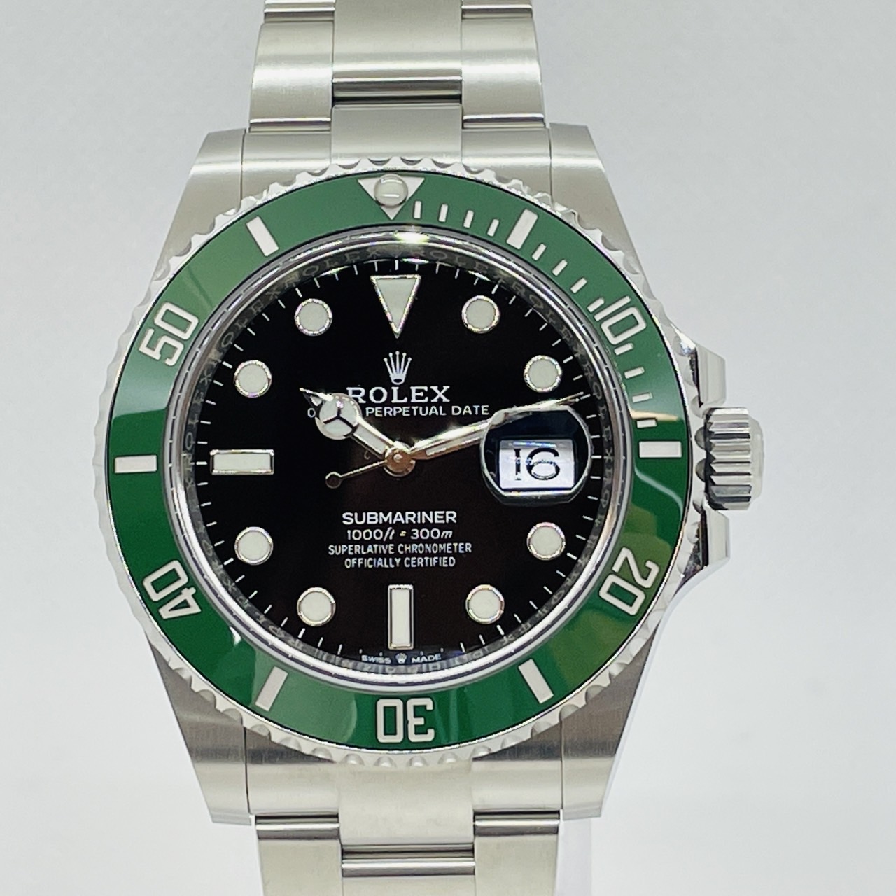 ロレックス サブマリーナ デイト 126610LV オイスターブレスレット ブラック グリーン