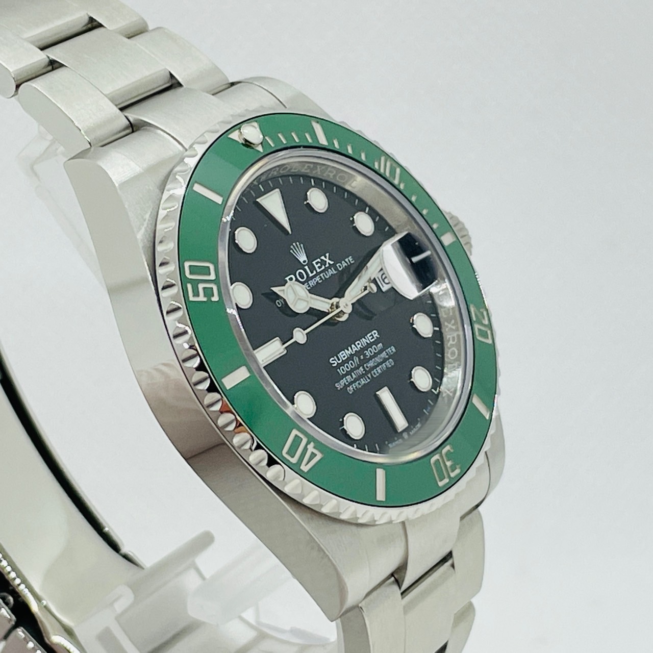 ロレックス サブマリーナ デイト 126610LV オイスターブレスレット ブラック グリーン