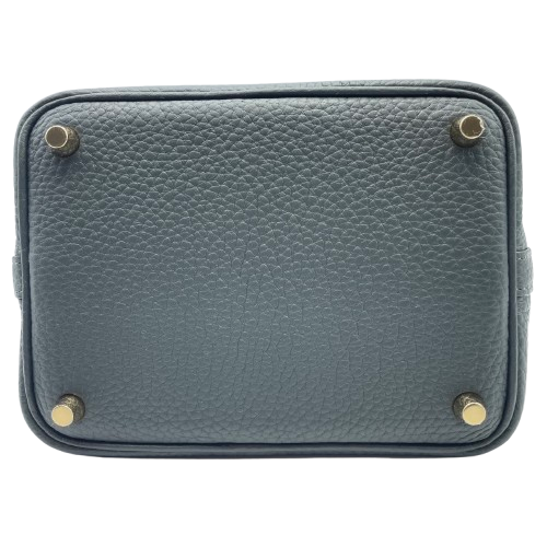 【美品】K刻印　エルメス　ピコタンロックMM ヴェールマングローブゴールド金具 美品】K刻印 エルメス ピコタンロックMM ヴェールマングローブ