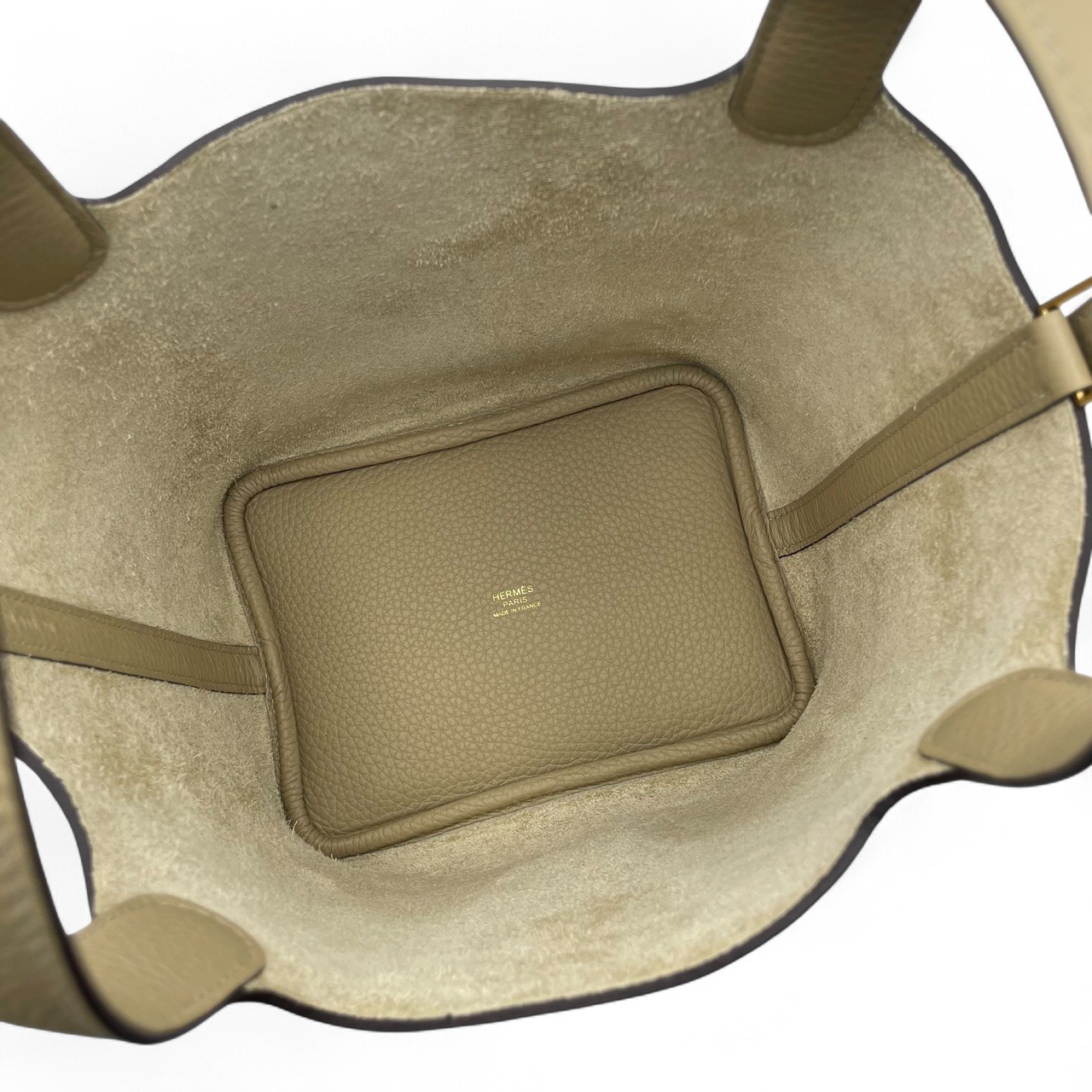 エルメス ピコタンロック PM トレンチ トリヨンクレマンス ゴールド