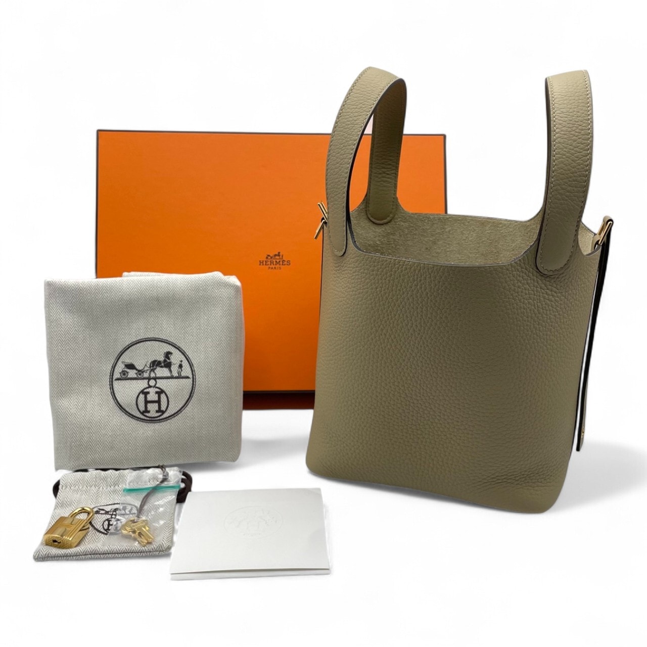 HERMES ピコタンロックPM トレンチ ×ゴールド金具 K(2025年)刻印 エルメス ピコタンロック PM トレンチ トリヨンクレマンス ゴールド