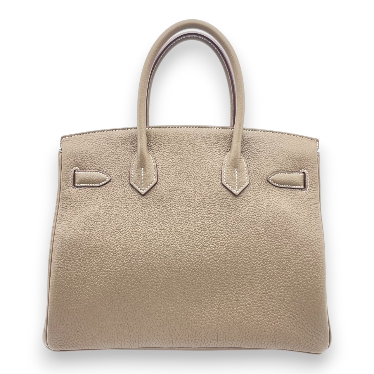 エルメス バーキン 30 エトゥープ トゴ シルバー金具 W刻印