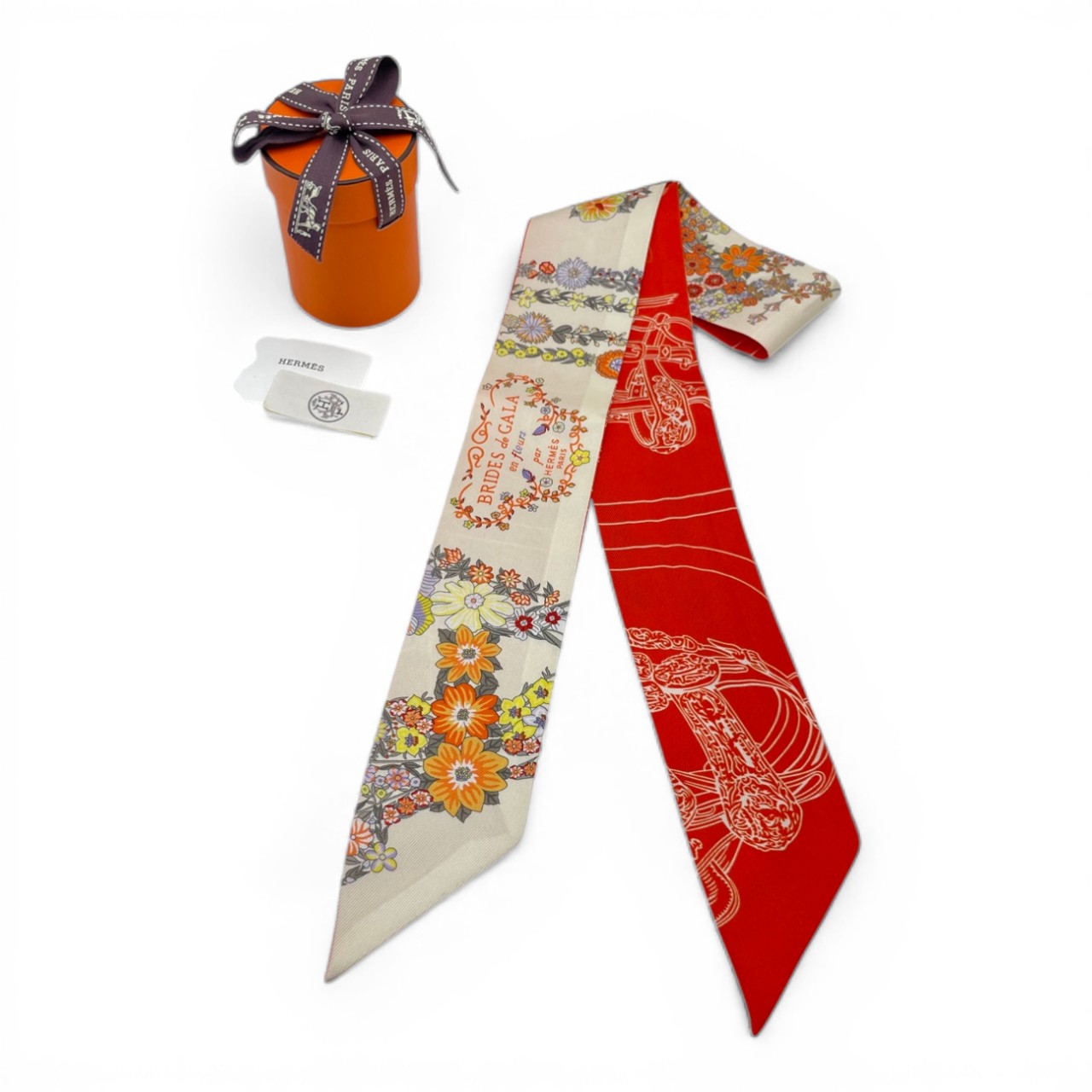エルメス ツイリー ブリッド・ドゥ・ガラ・アン・フルール＆アイ