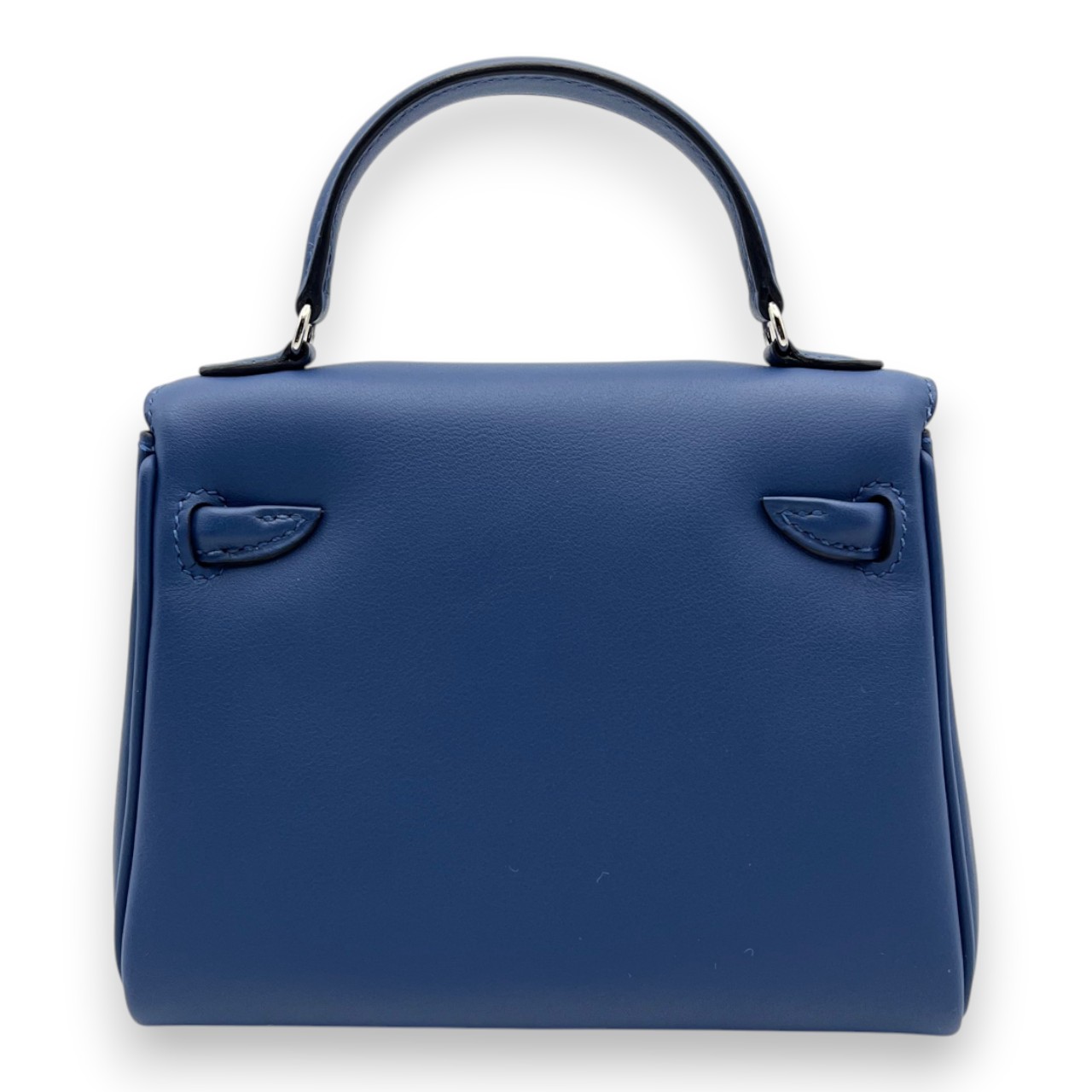 エルメス ケリードール 16 ブルータイ スイフト シルバー金具 K刻印