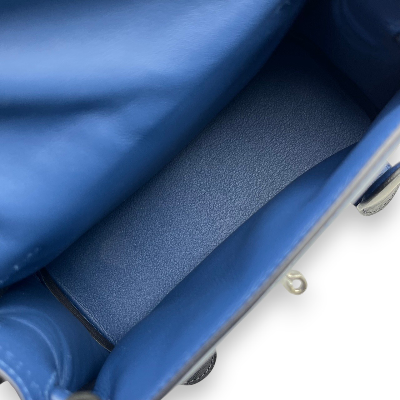 エルメス ケリードール 16 ブルータイ スイフト シルバー金具 K刻印