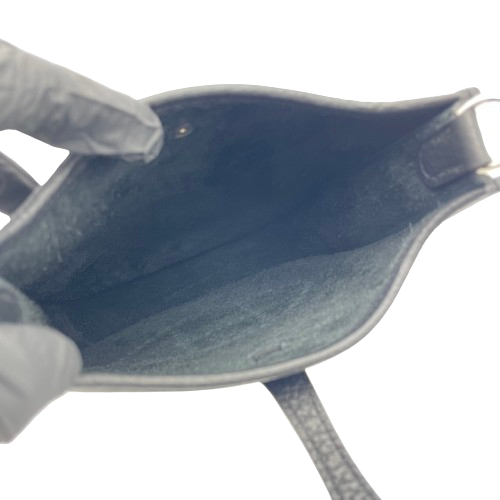 エルメス ミニエヴリン TPM  トリヨンクレマンス ノワール シルバー金具 W刻印