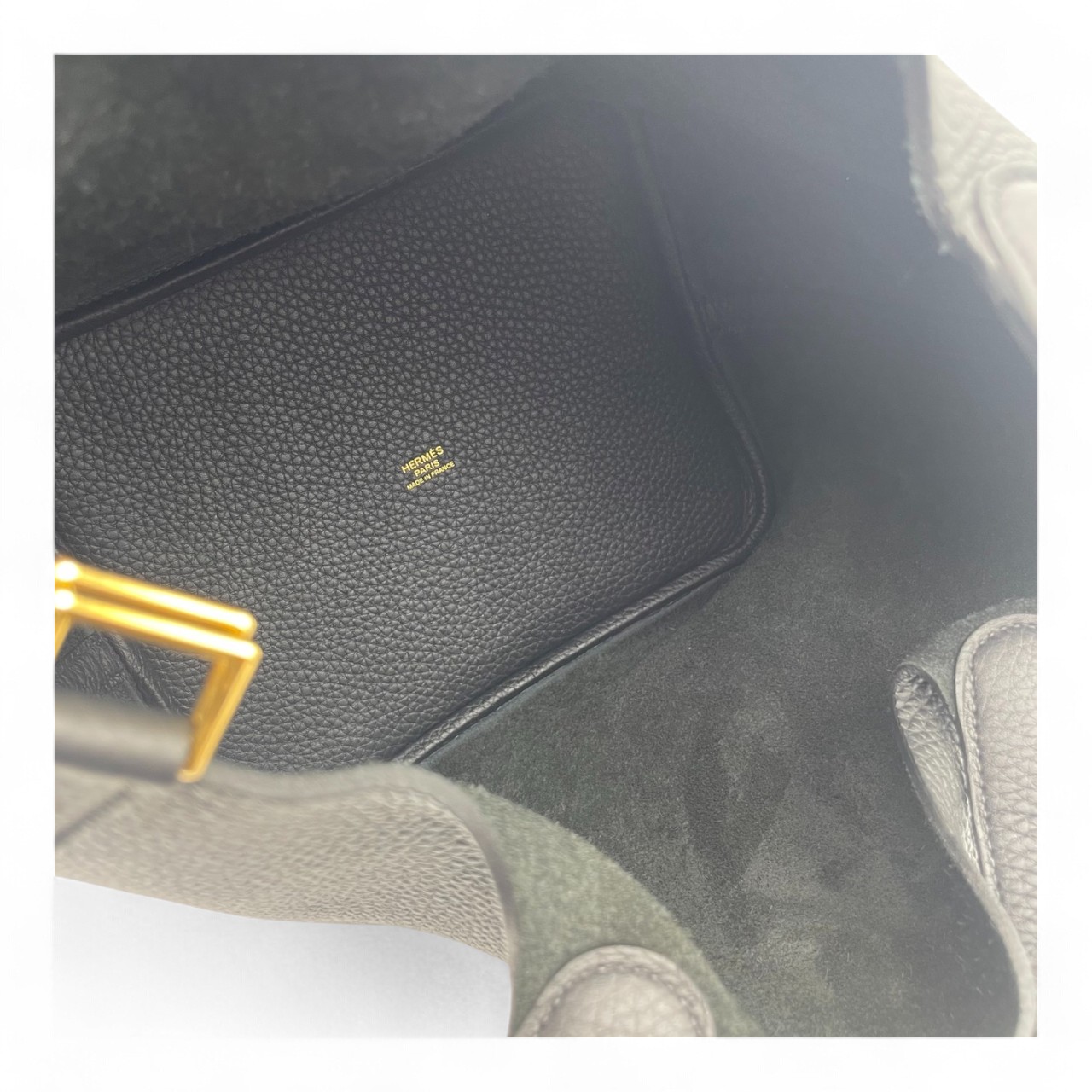 エルメス ピコタンロック MM ノワール トリヨンクレマンス ゴールド金具 W刻印