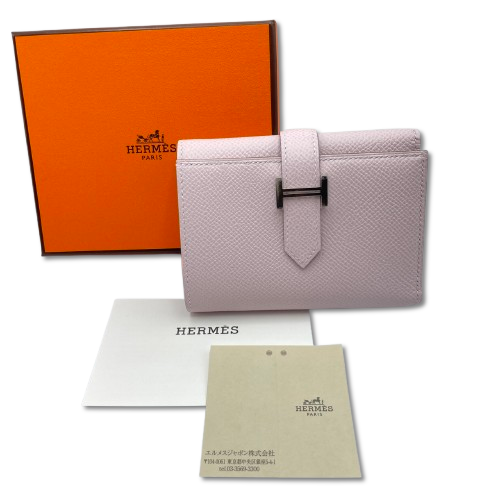 エルメス ベアンコンビネ モーヴペール エプソン シルバー金具 B刻印