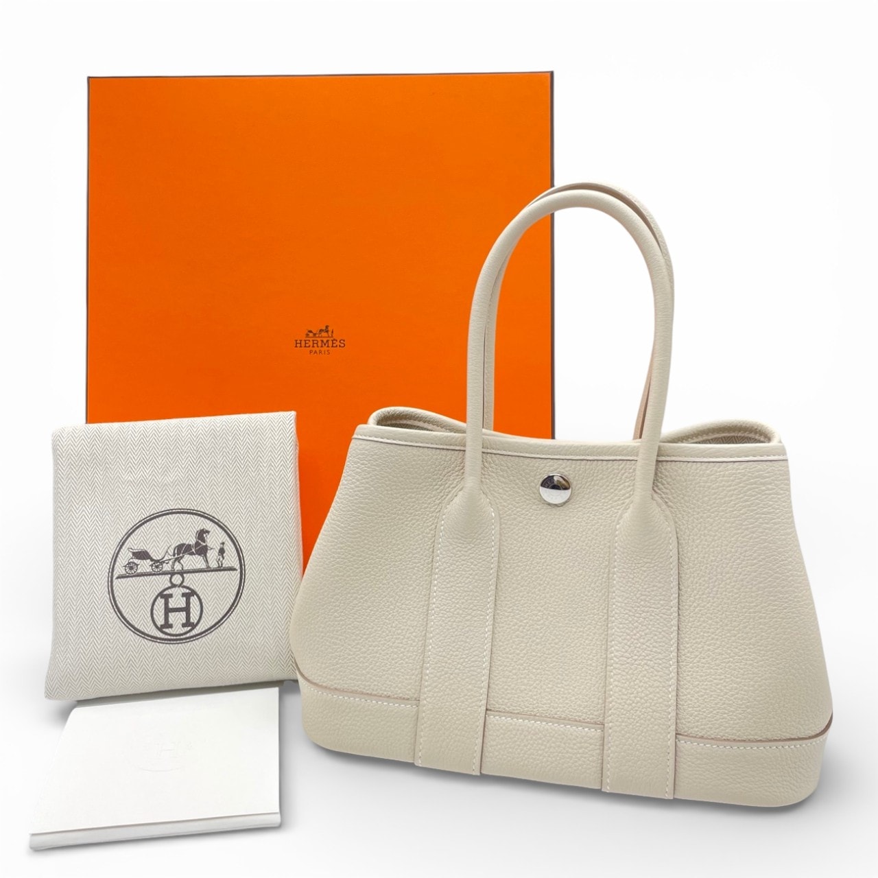 エルメス ネオガーデンパーティー TTPM クレ トゴ シルバー金具 K刻印