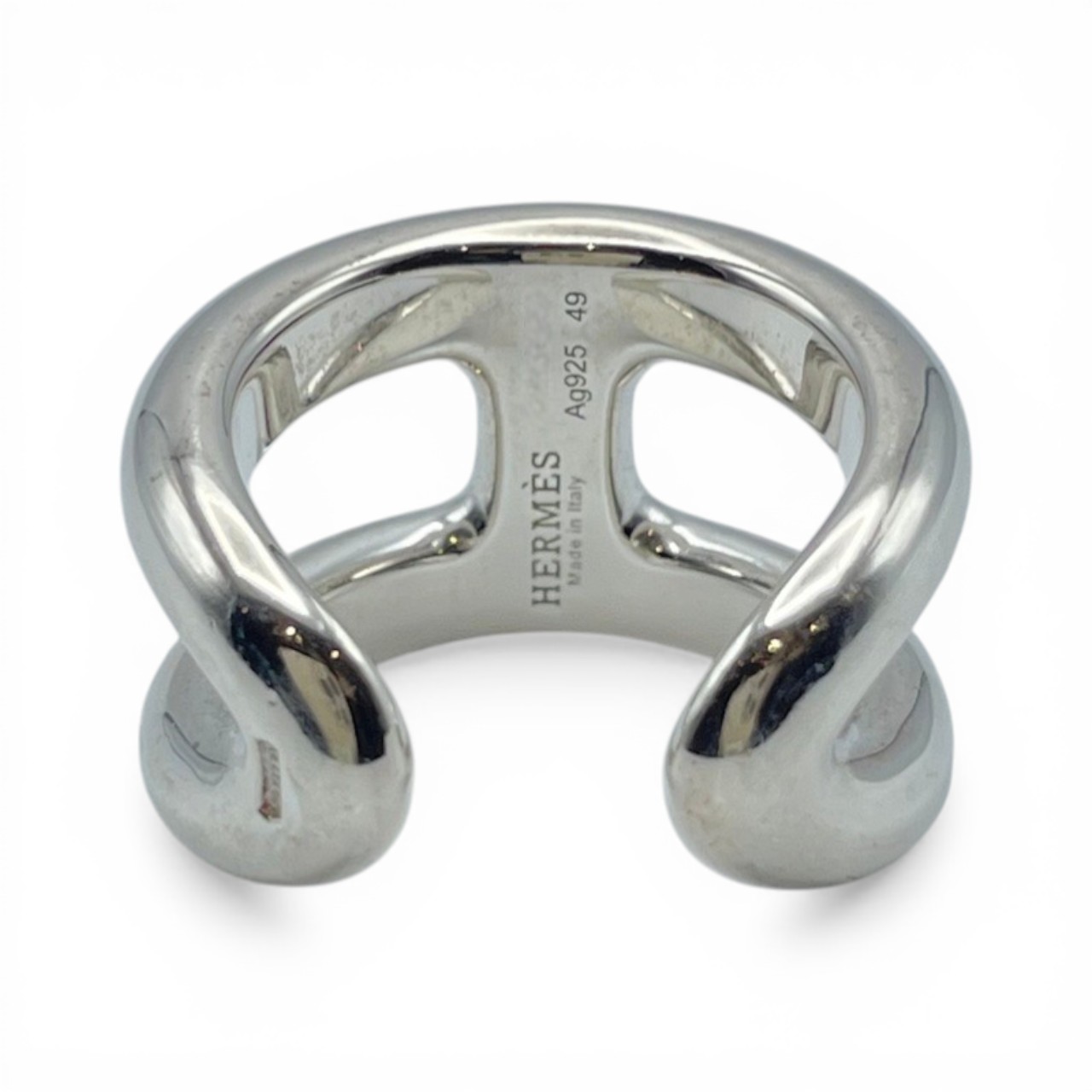エルメス オスモズ リング PM 49 シルバー925 9号