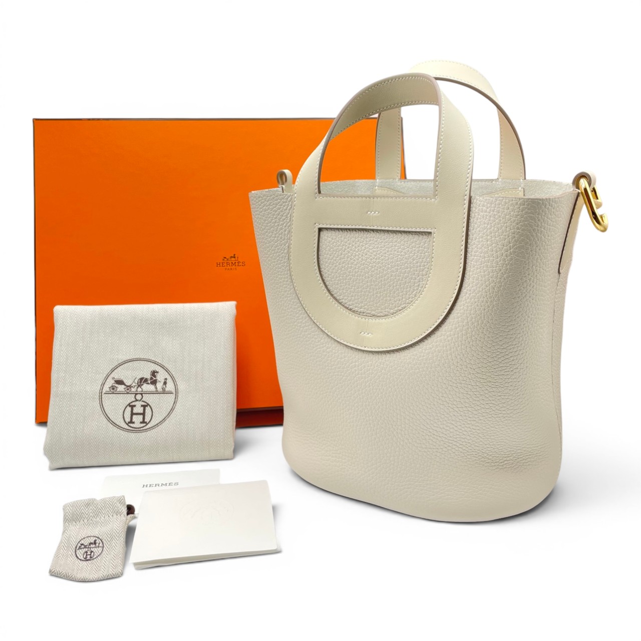 エルメス HERMES 空き箱　インザルーブ エルメス インザループ 23 クレ トリヨンクレマンス/スイフト ゴールド