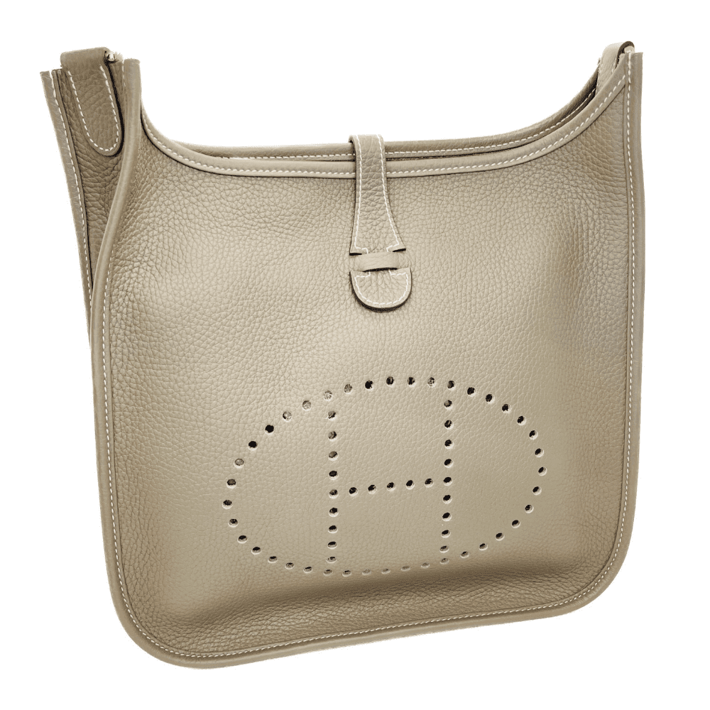 エルメス エヴリン PM トリヨンクレマンス エトゥープ ゴールド金具 U刻印