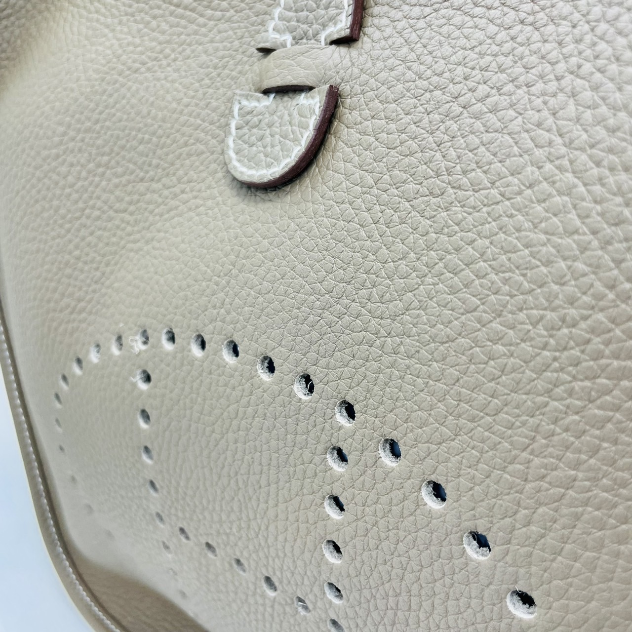 エルメス エヴリン PM トリヨンクレマンス エトゥープ ゴールド金具 U刻印