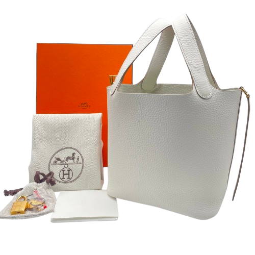 エルメス ピコタンロック PM グリパール トリヨンクレマンス ゴールド金具 W刻印