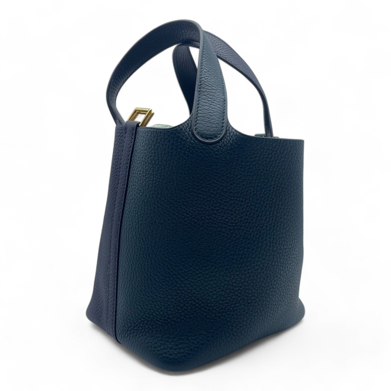 エルメス ピコタンロック PM ブルーニュイ/ヴェールルソー トリヨンクレマンス ゴールド金具 Y刻印