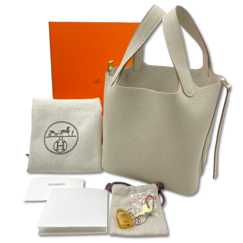 エルメス ピコタンロック PM べトン トリヨンクレマンス ゴールド金具 B刻印