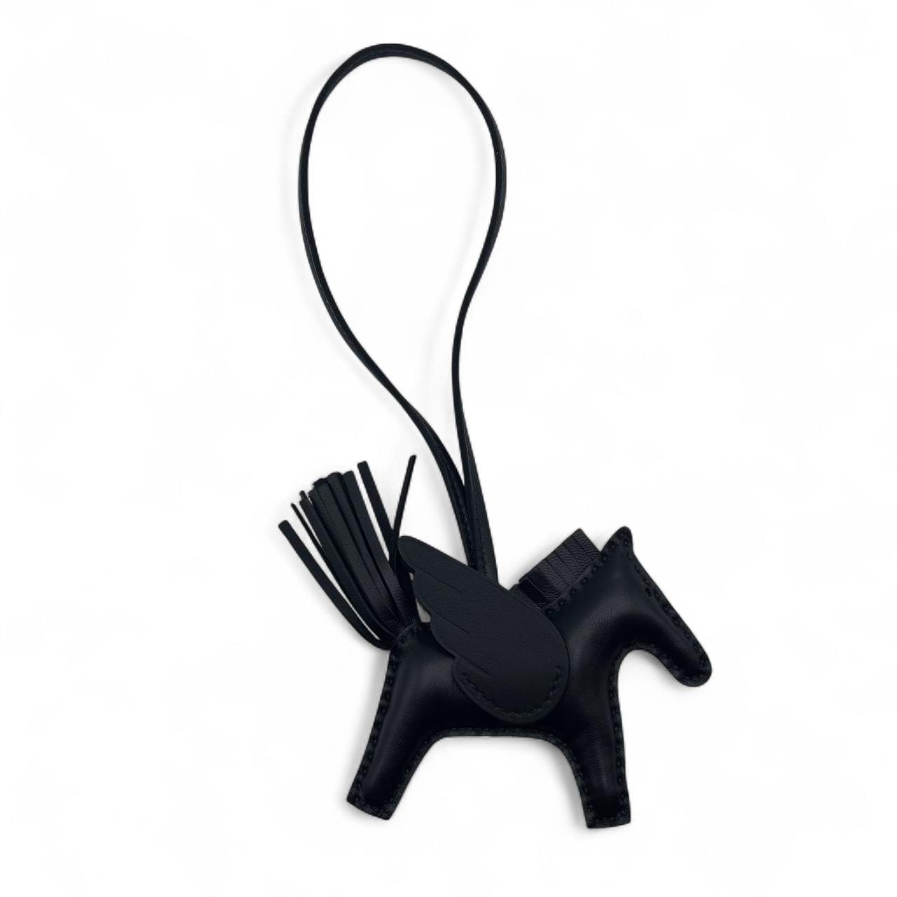 エルメス ペガサス エルメス ペガサスチャーム PM ソーブラック K刻印 - ブランド品専門店