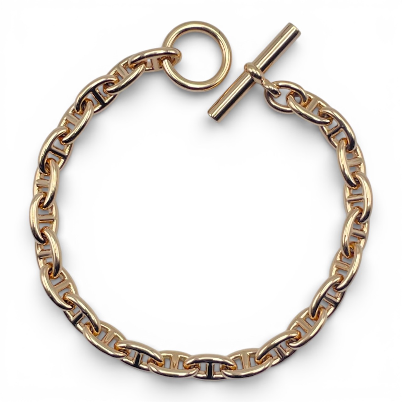 エルメス シェーヌ・ダンクル ブレスレット TPM ローズゴールド 24コマ