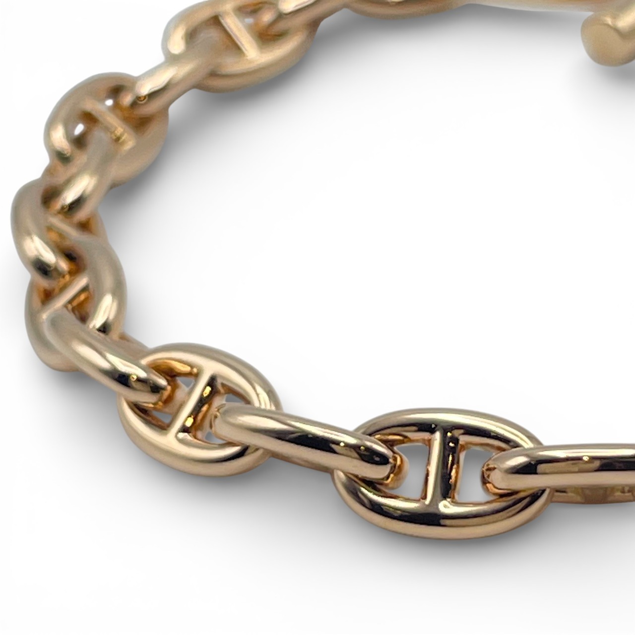 エルメス シェーヌ・ダンクル ブレスレット TPM ローズゴールド 24コマ