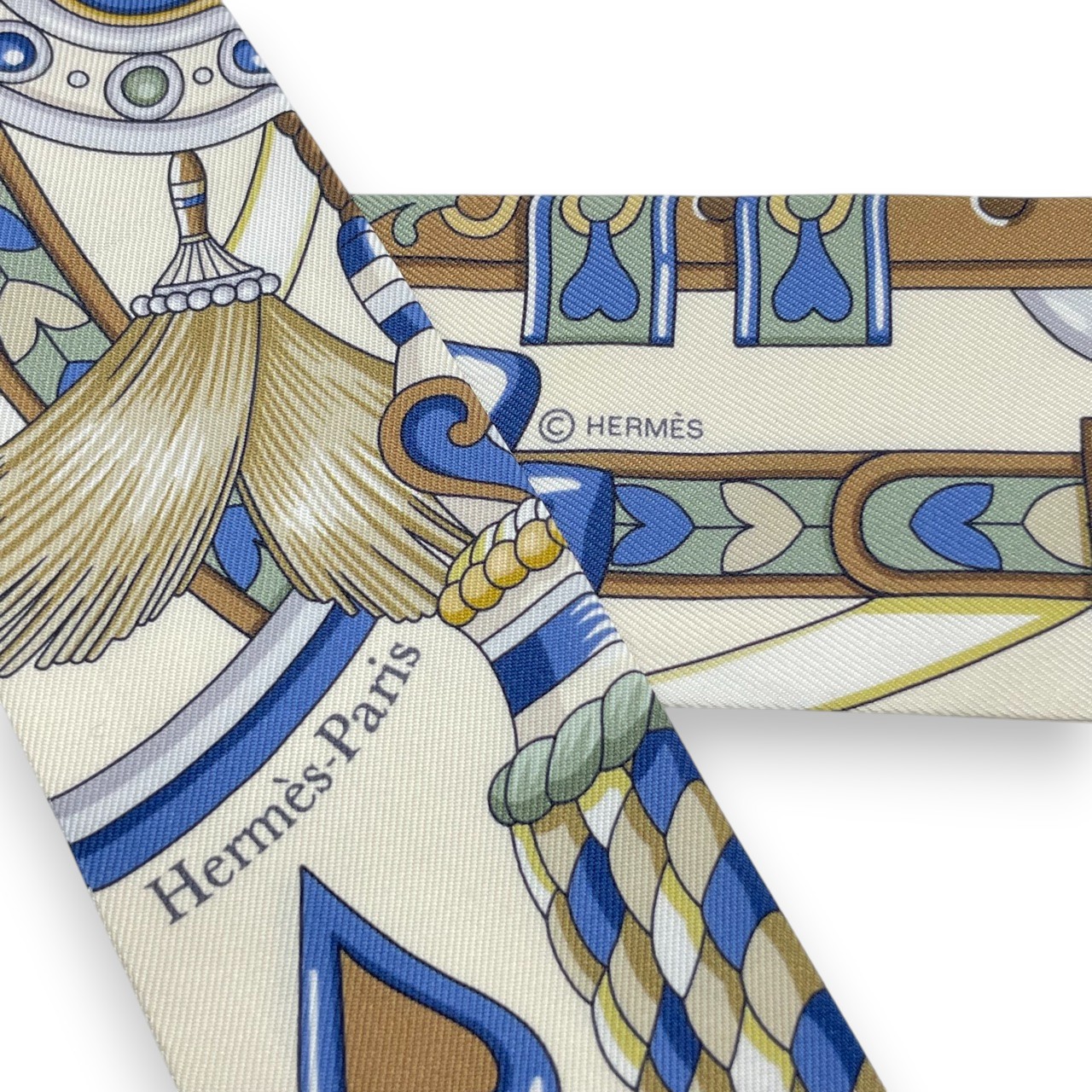 エルメス ツイリー アルネ・ドゥ・クール シルク100% - ブランド品専門