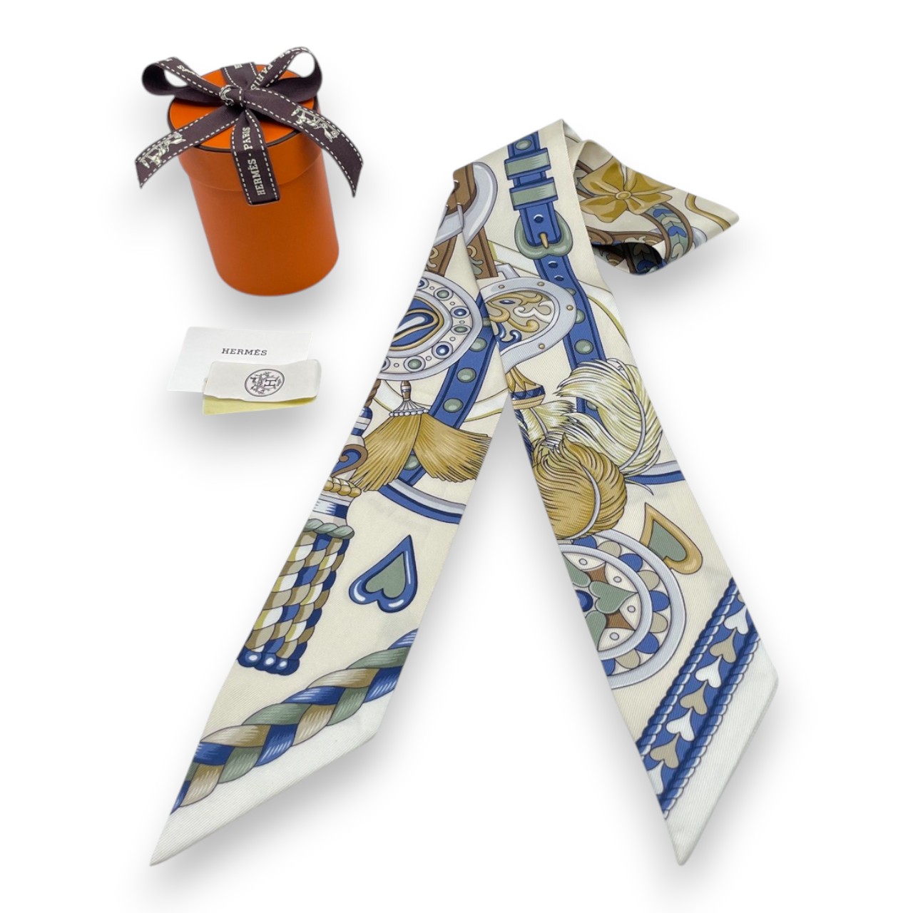 エルメス ツイリー アルネ・ドゥ・クール シルク100% - ブランド品専門