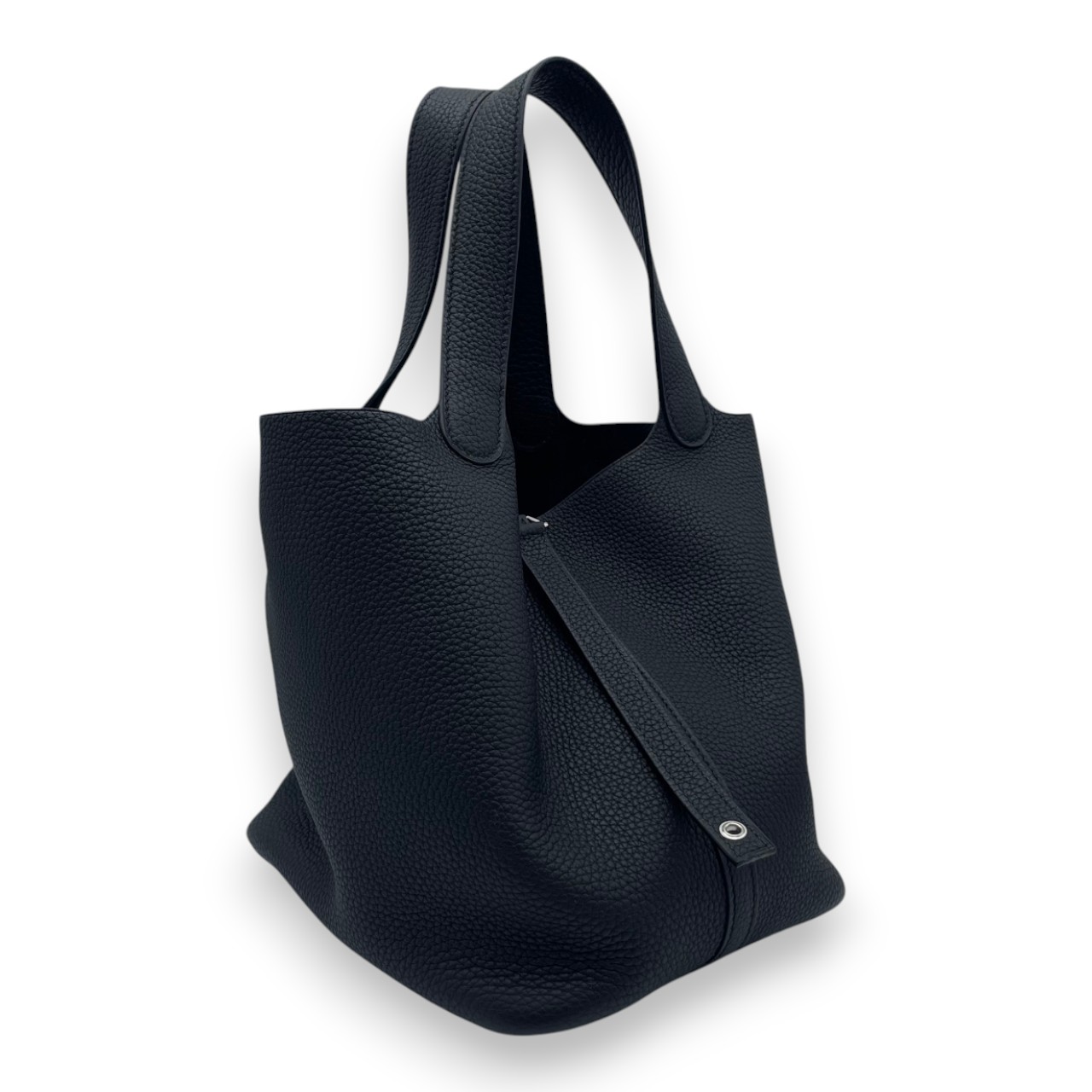 エルメス ピコタンロック MM ノワール トリヨンクレマンス シルバー金具 Y刻印