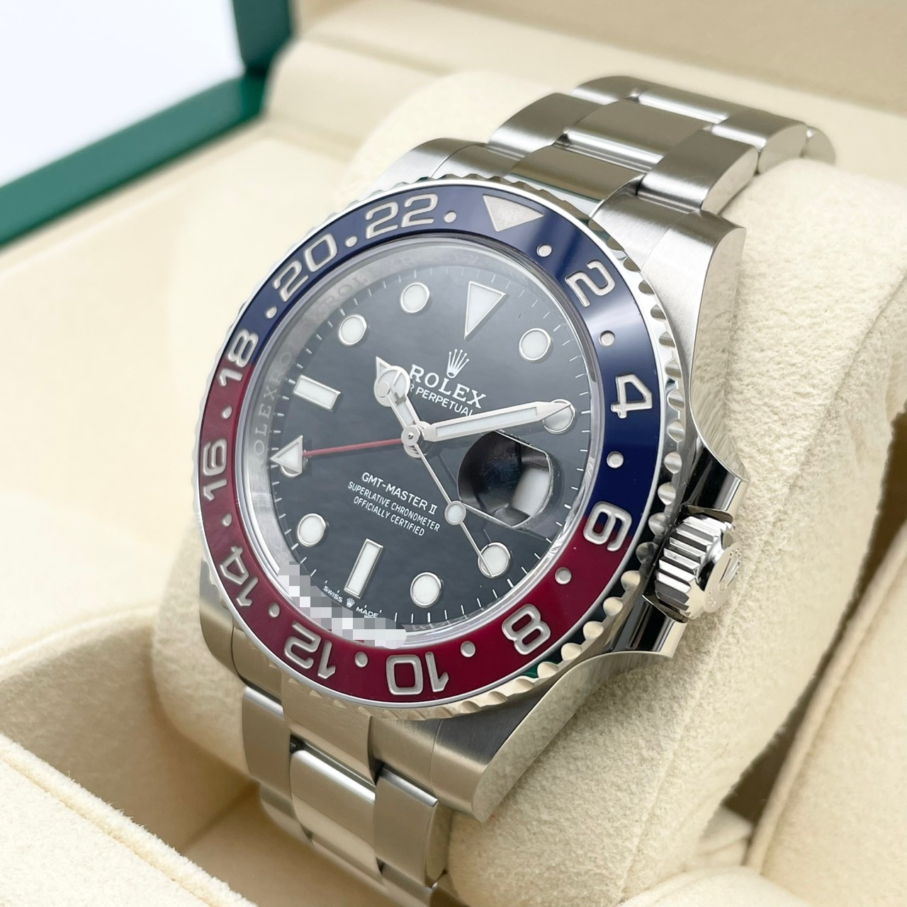 ロレックス GMTマスターII 126710BLRO ペプシ オイスターブレスレット ブラック 40mm