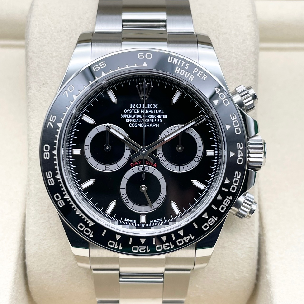 【保証書日付2026年1月】ロレックス デイトナ 126500LN ブラック ステンレススチール オイスターブレス 40mm